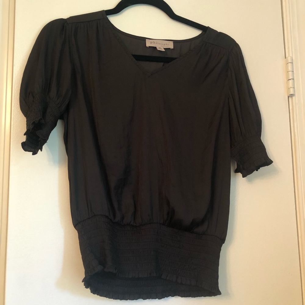 Philosophy Black Blouse